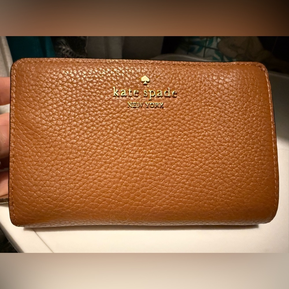 Lena Medium Wallet - Kate Spade, camel/chesnut
